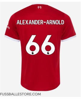 Günstige Liverpool Alexander-Arnold #66 Heimtrikot 2023-24 Kurzarm